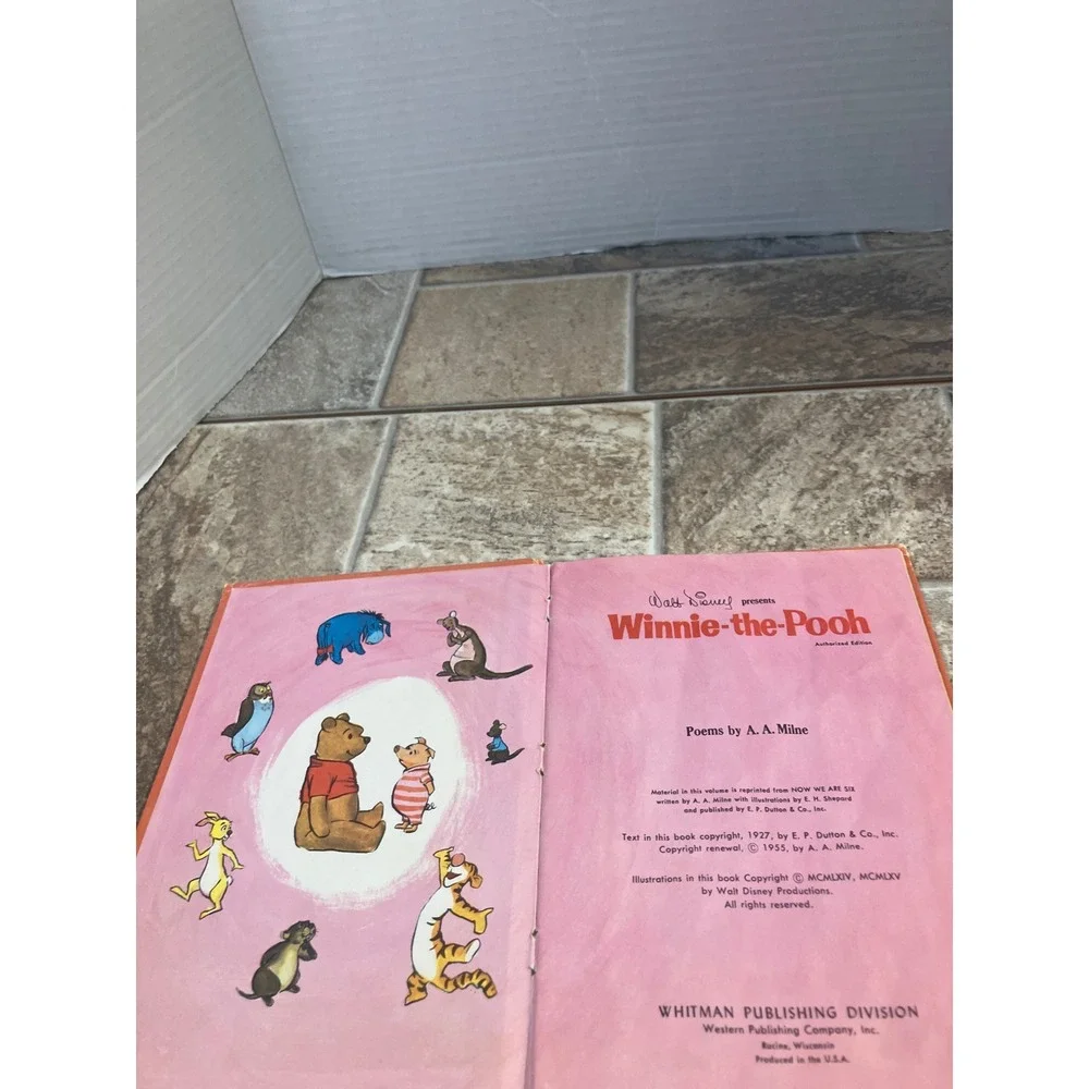 Whitman Big Tell A Tale‎ Winnie the Pooh Authorized Edition Childrens Book